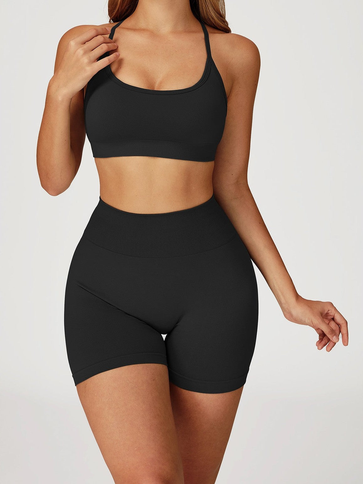 Crossback Seamless Yoga Bra