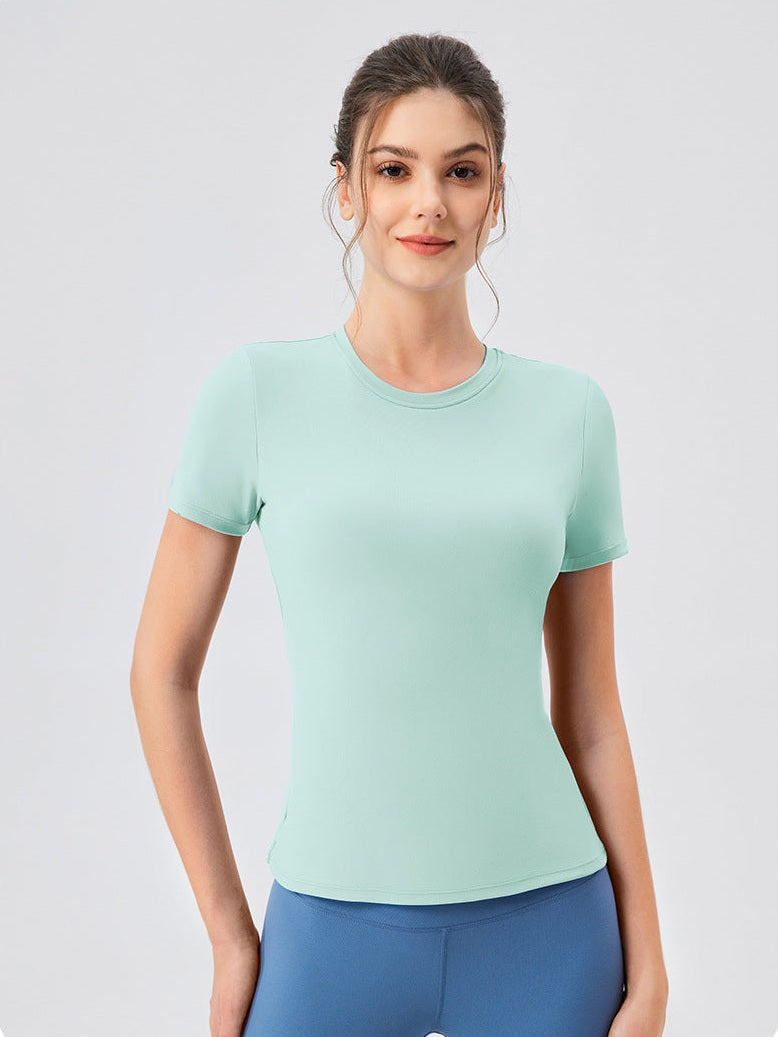 Yoga-Brustpolster-T-Shirt