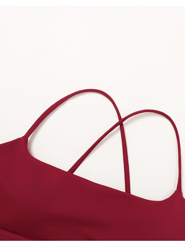 Crossback Yoga Sports Bra