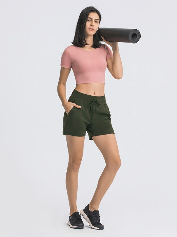 شورت يوغا برباط خصر