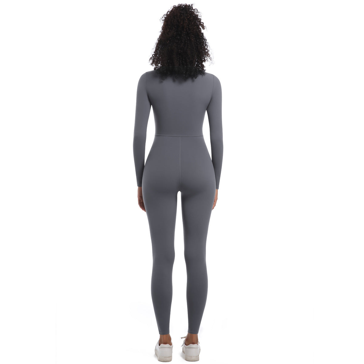 Zippered Yoga Jumpsuit