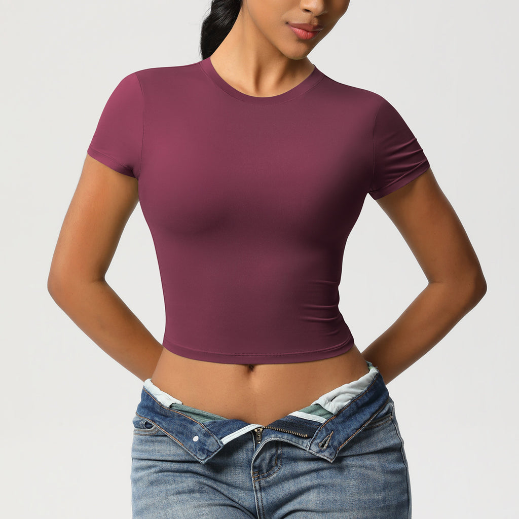 تي شيرت أداء المحاصيل