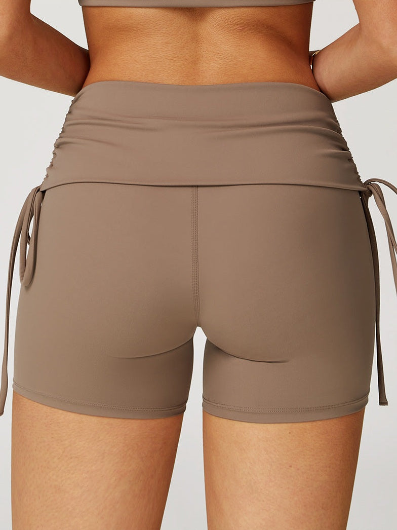 Yoga-Shorts mit Kordelzug