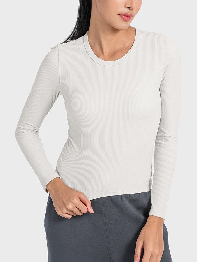 سترة يوغا ذات شريط عمودي