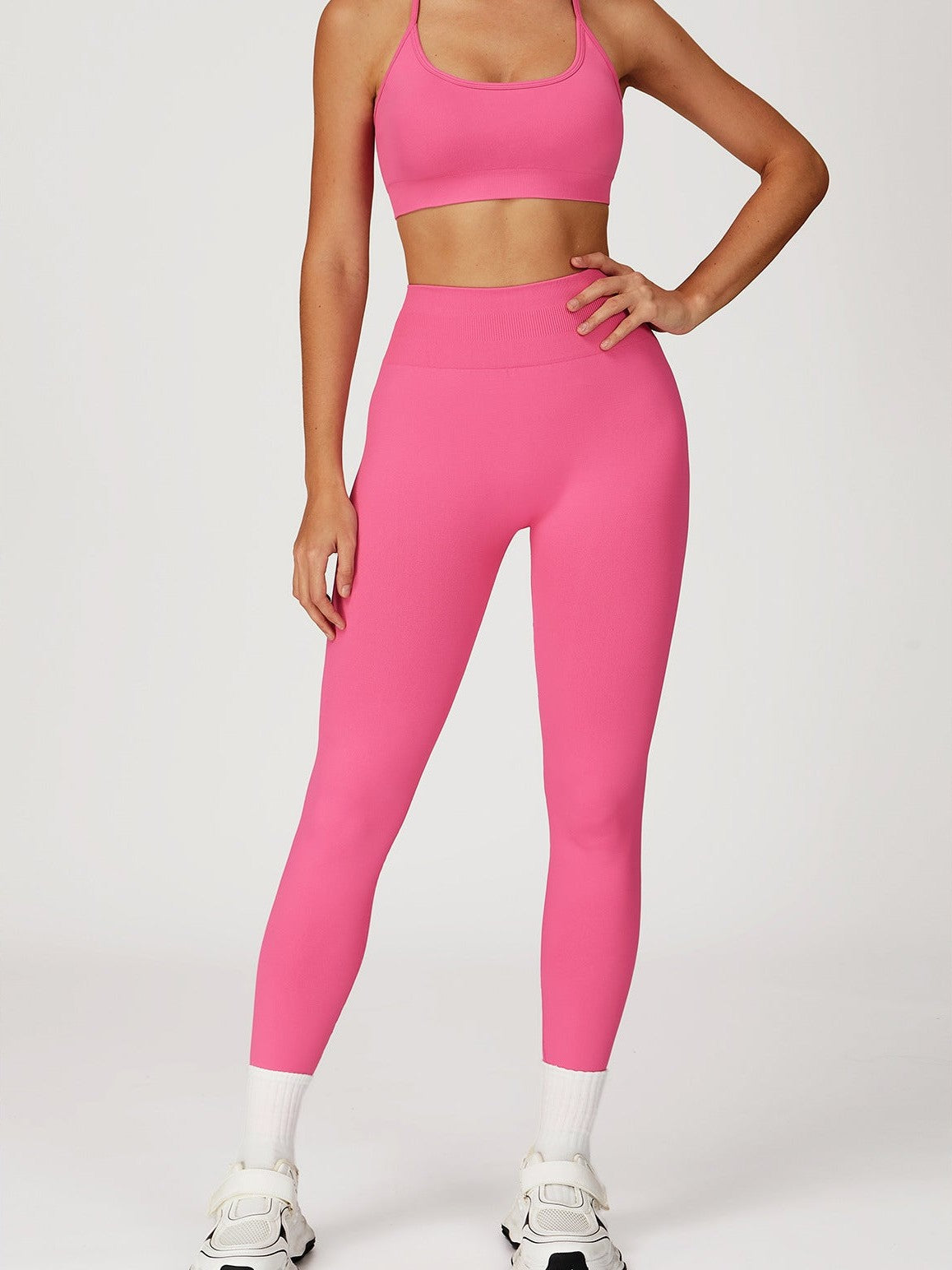 Crossback Seamless Yoga Bra