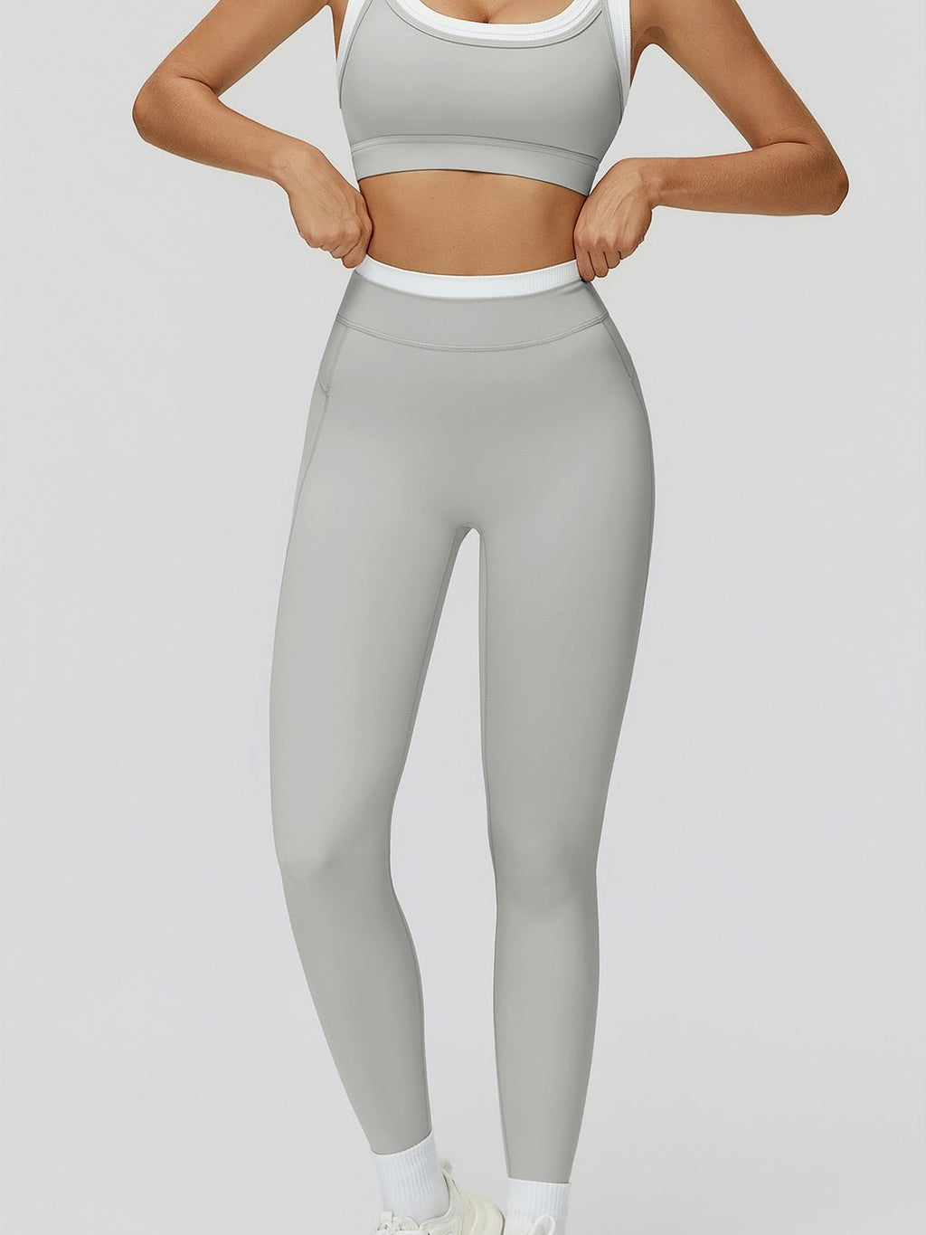 High Rise Patchwork Leggings