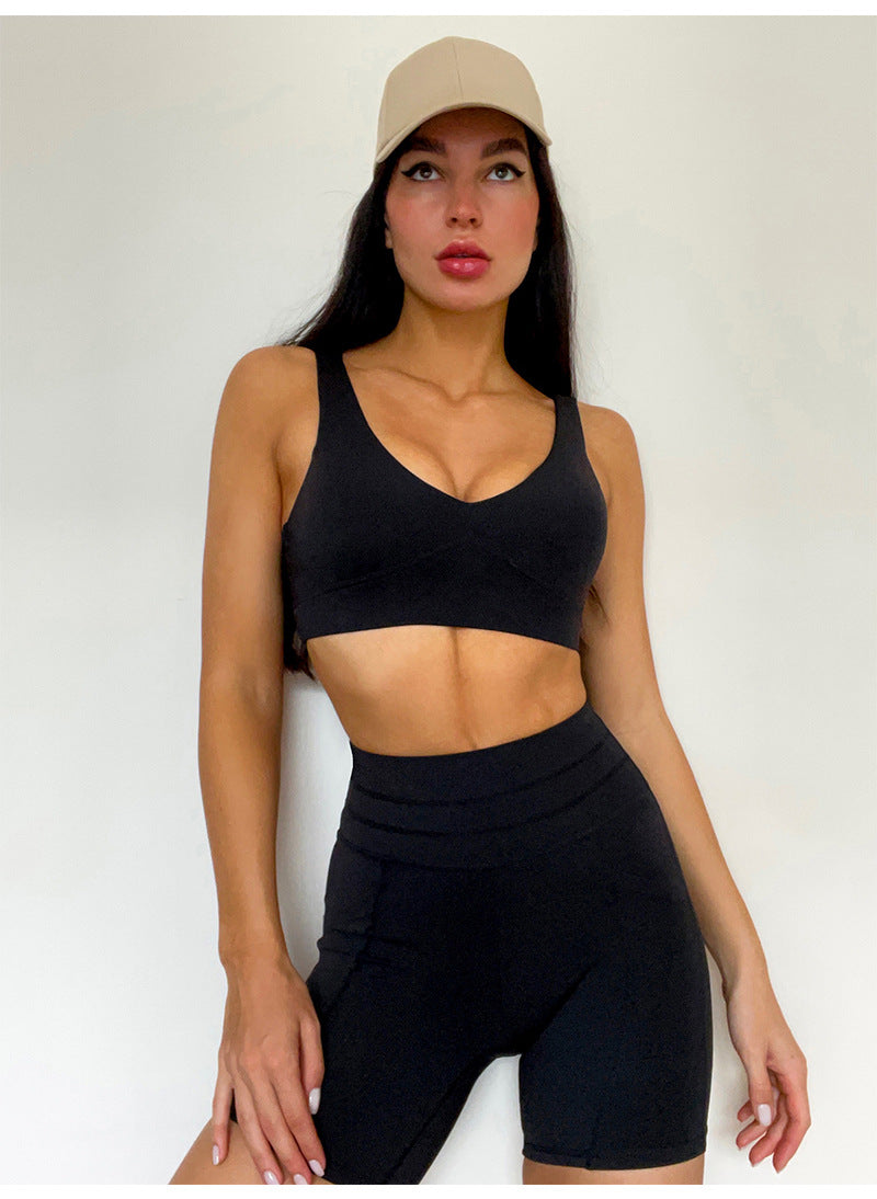 Gray and Blue Shorts