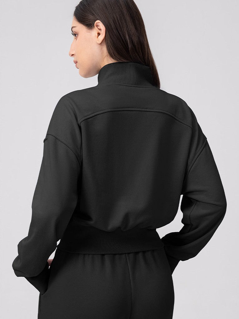 Jacke mit Kragen und Reißverschluss