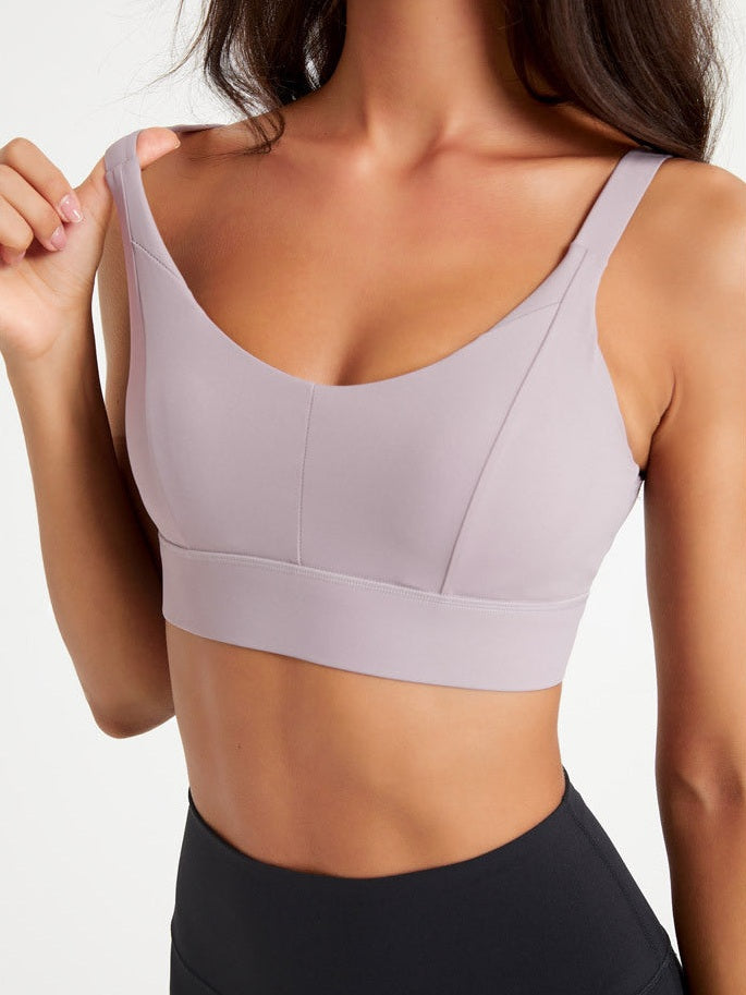 Rückenfreier Push-Up-Sport-BH