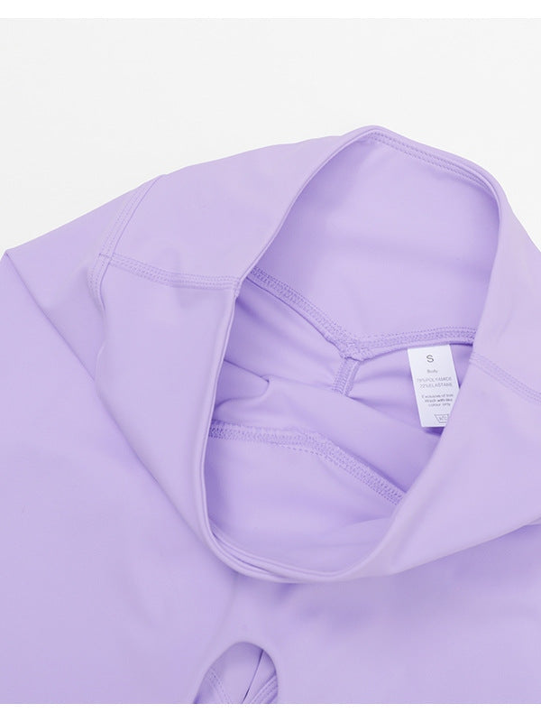 بنطال يوغا عالي الخصر متقاطع