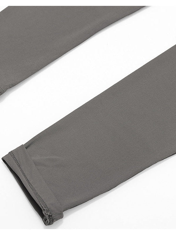 Yoga Langarm-Crop-Top