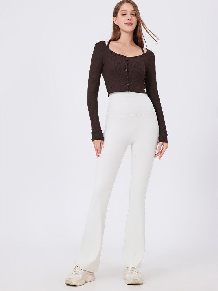 Sport-Strickjacke mit Knöpfen