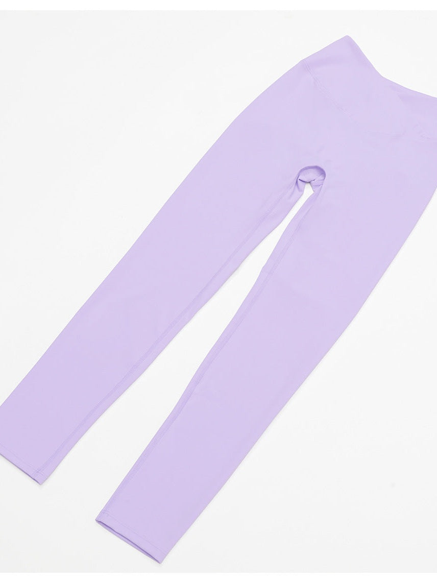 بنطال يوغا عالي الخصر متقاطع