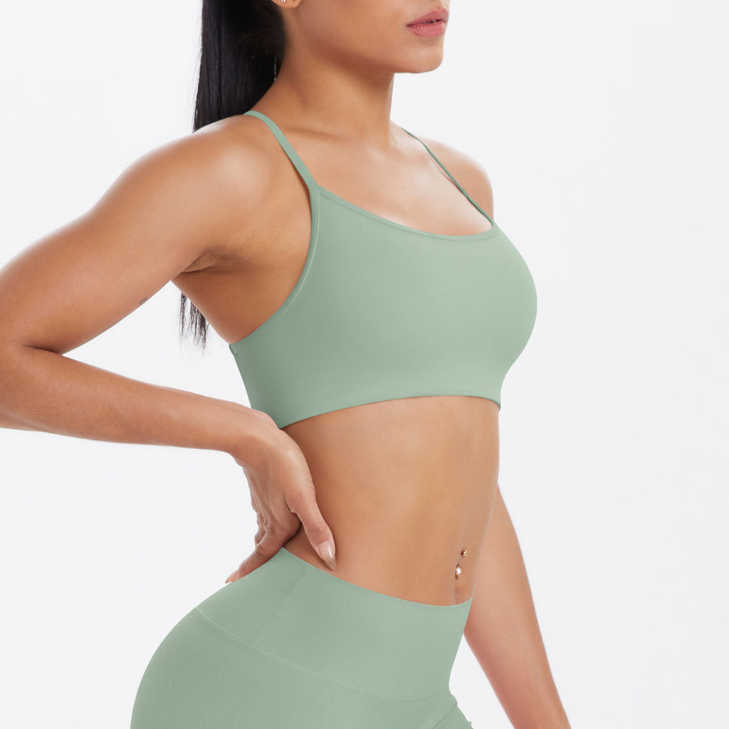 Crossback Push-Up Sports Bra