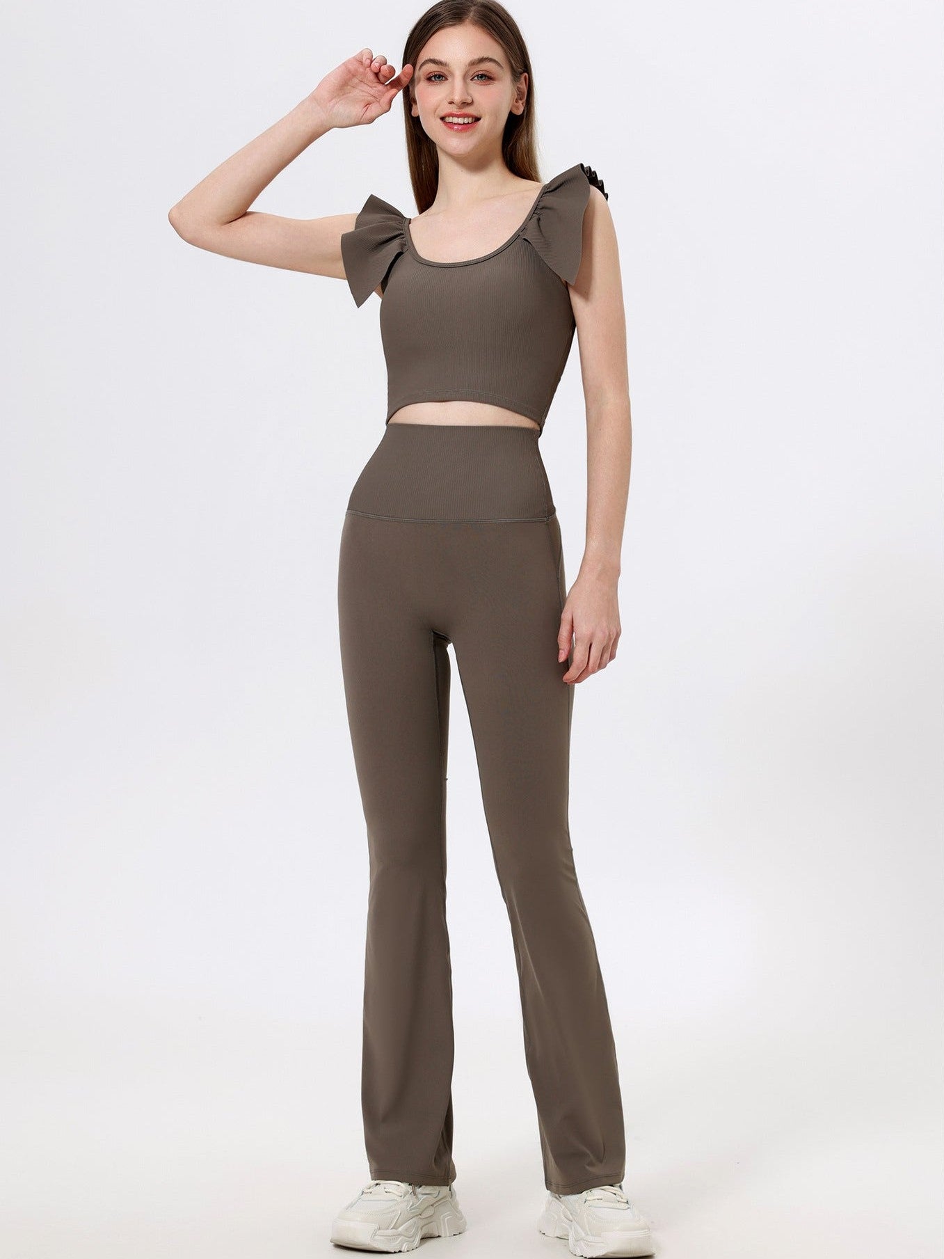 بنطال يوغا عالي الخصر