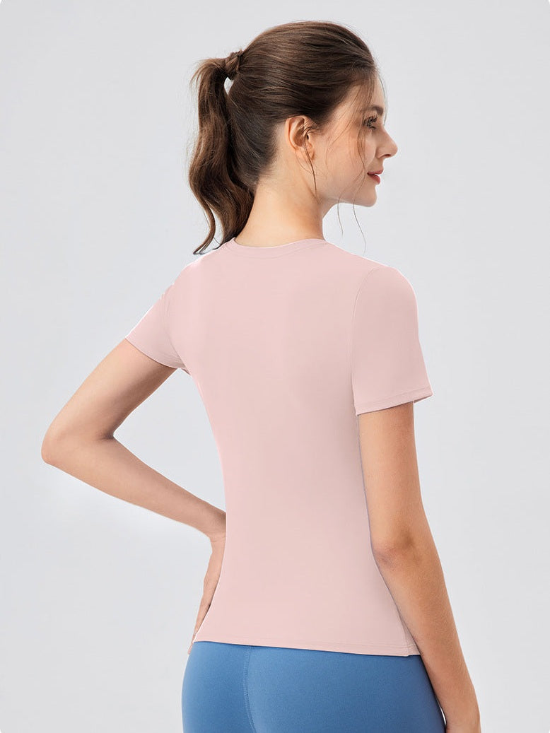 Yoga-Brustpolster-T-Shirt