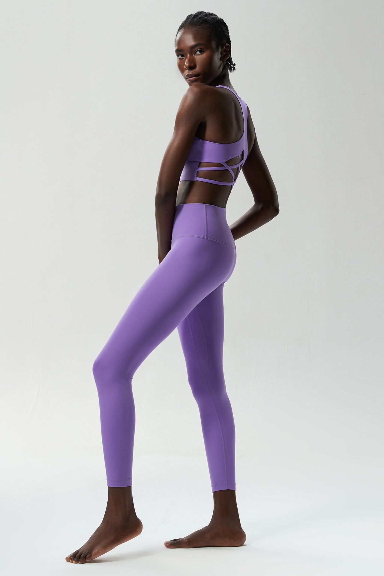 Lace-up Bra C350 Nude Feel Trousers Fairy White