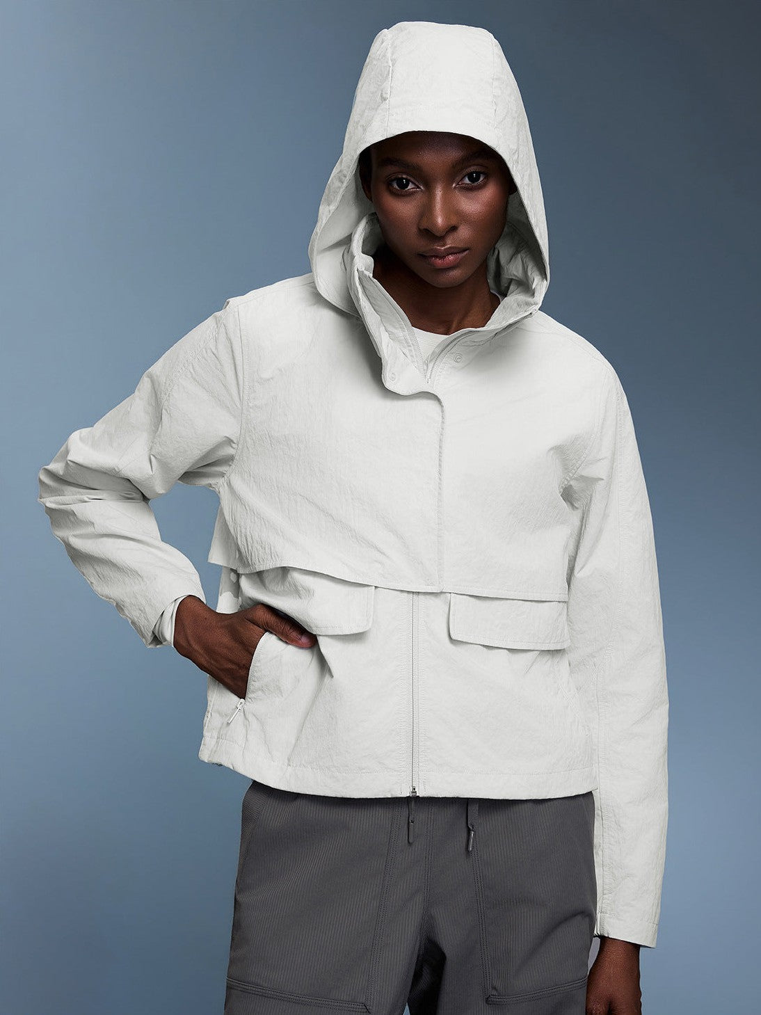 Hooded Windbreaker Jacket