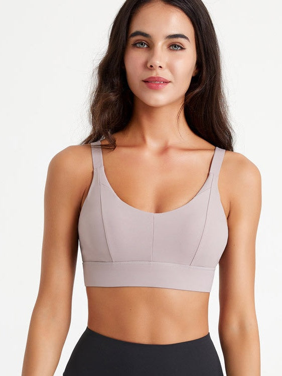 Rückenfreier Push-Up-Sport-BH