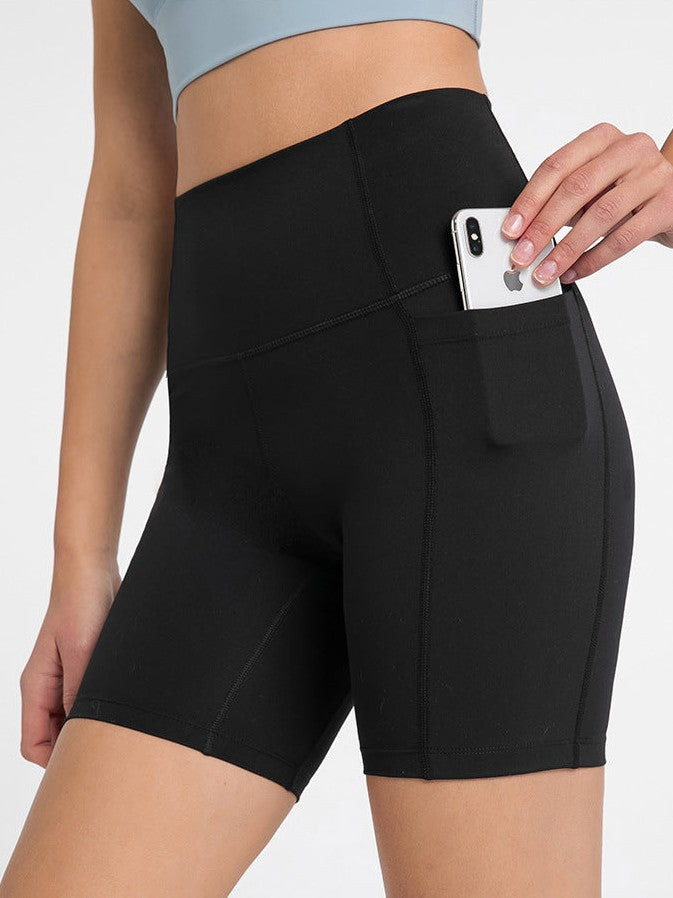 Shorts mit Patchwork-Seitentaschen