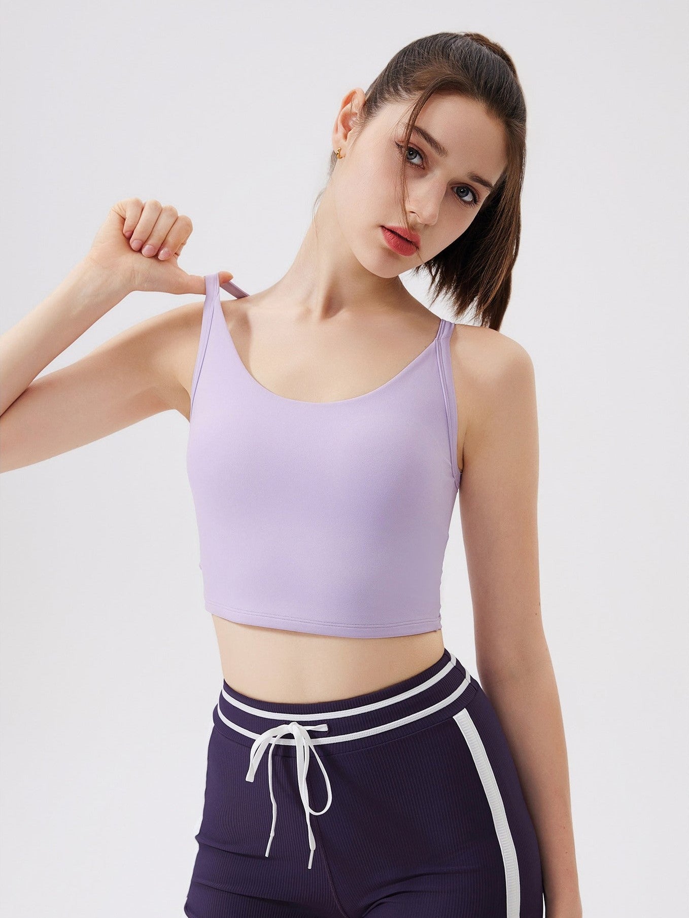 قميص يوغا بدون ظهر من نوت