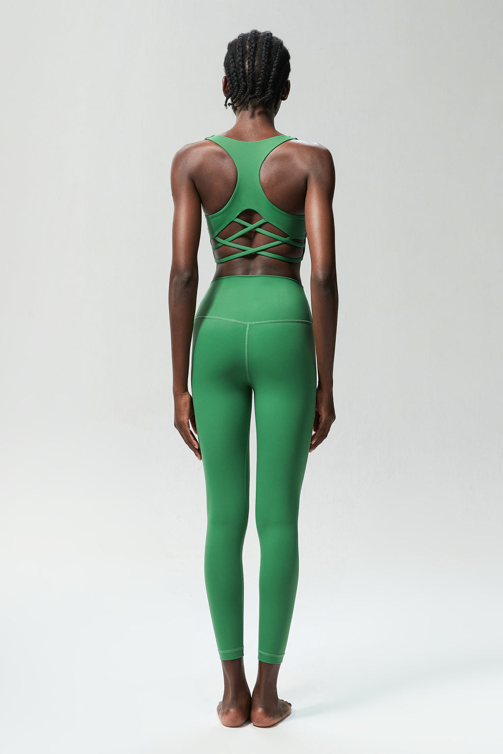 Lace-up Bra C350 Nude Feel Trousers Ethereal Blue