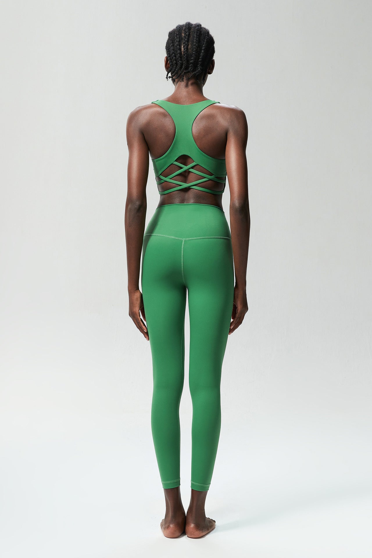 Lace-up Bra C350 Nude Feel Trousers Ethereal Blue