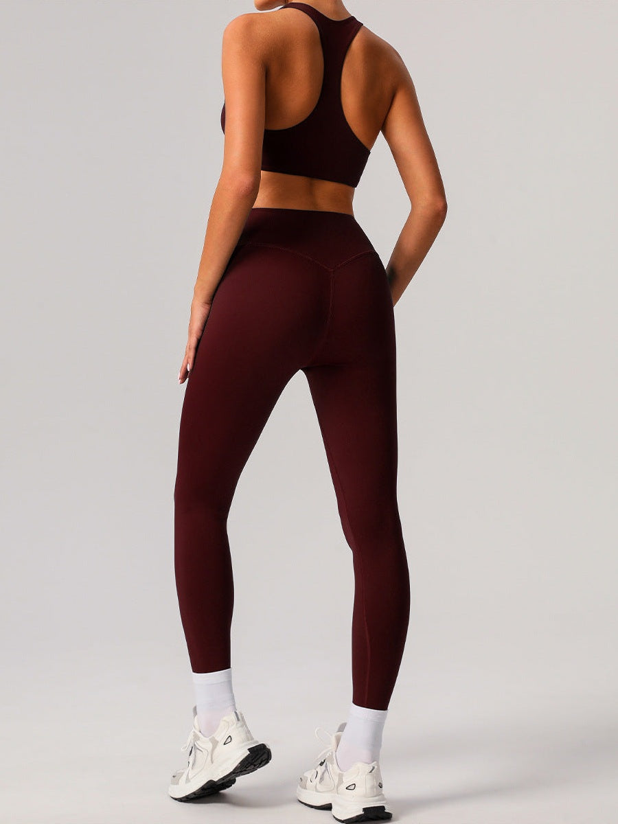 Sport-BH mit H-förmigem Racerback