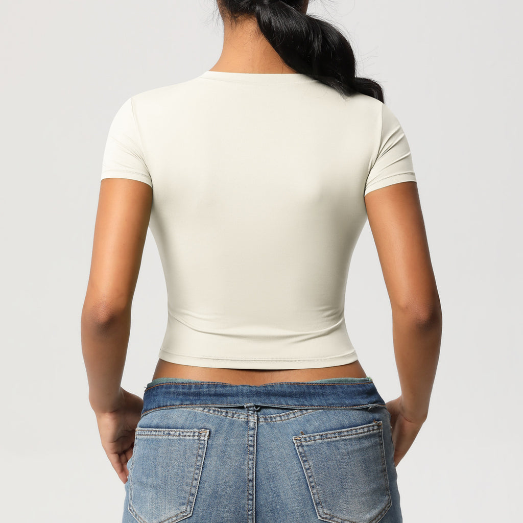 تي شيرت أداء المحاصيل