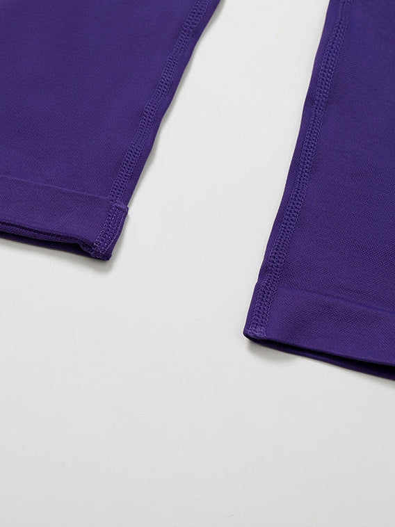 Seamless High-Waist Yoga Trousers