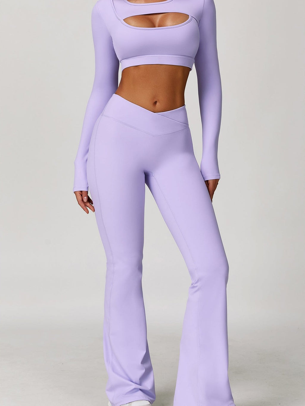 قميص يوغا مجوف