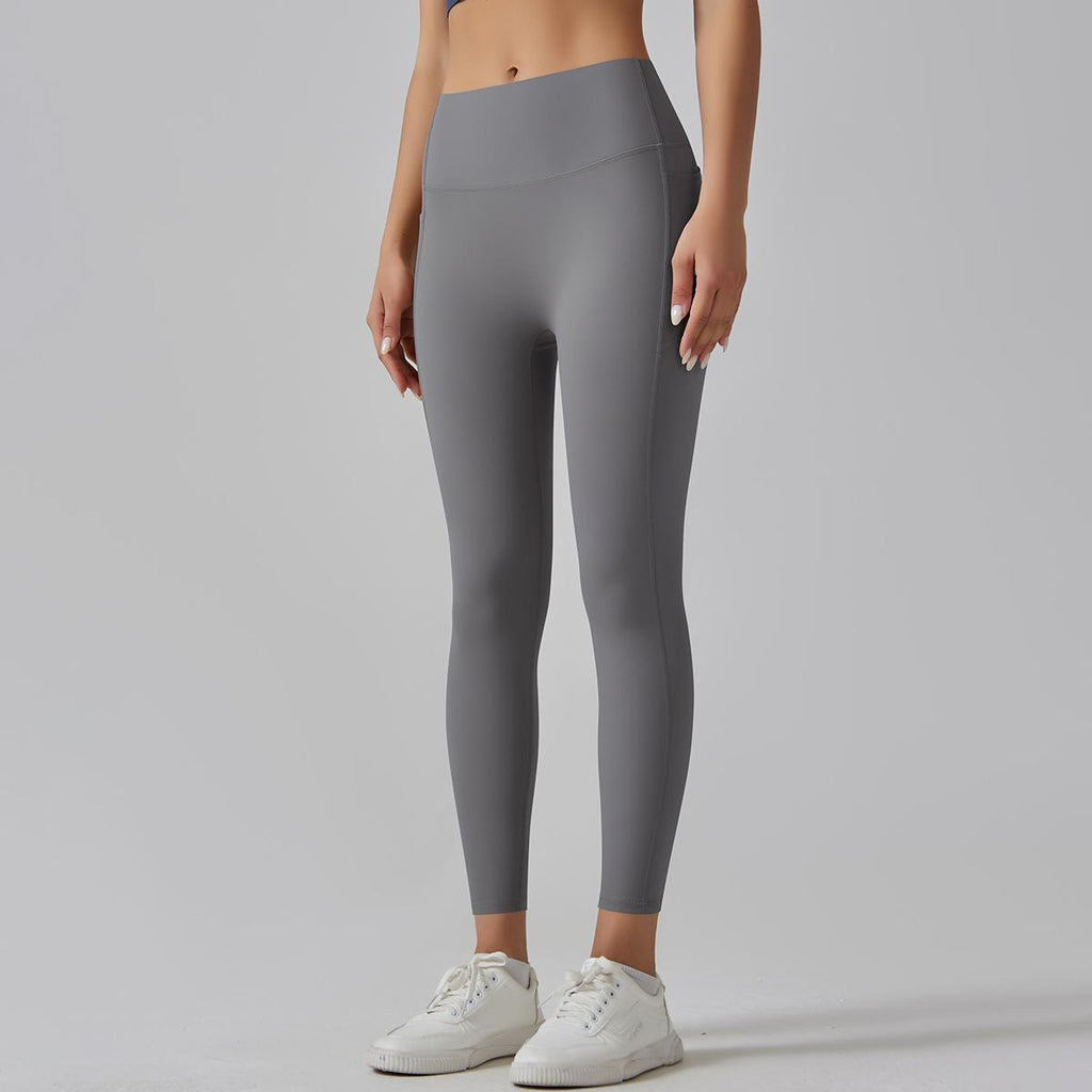 بنطال ضيق قصير بخصر مرتفع