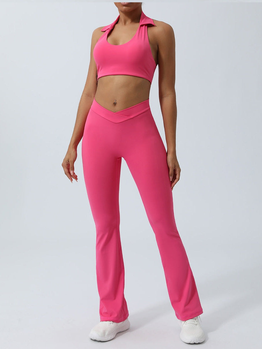 Peach Pink Trousers Suit