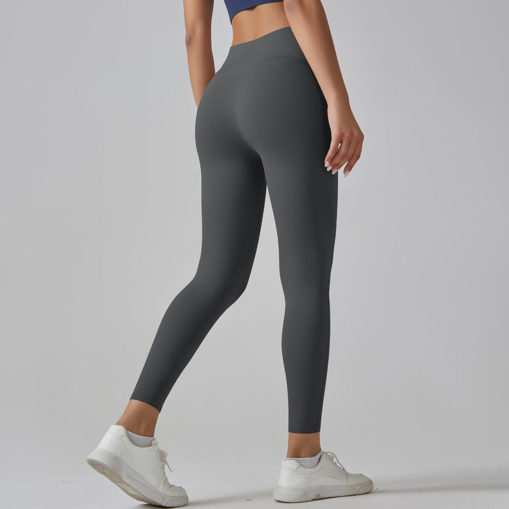 بنطال ضيق قصير بخصر مرتفع