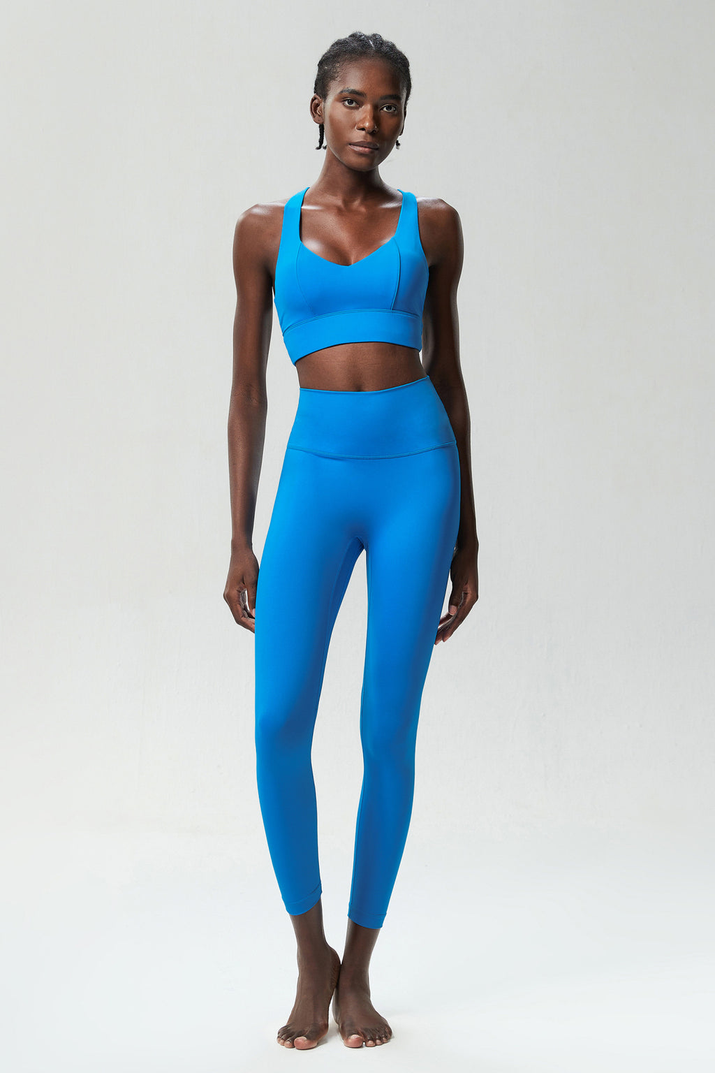 Lace-up Bra C350 Nude Feel Trousers Juniper Berry Green