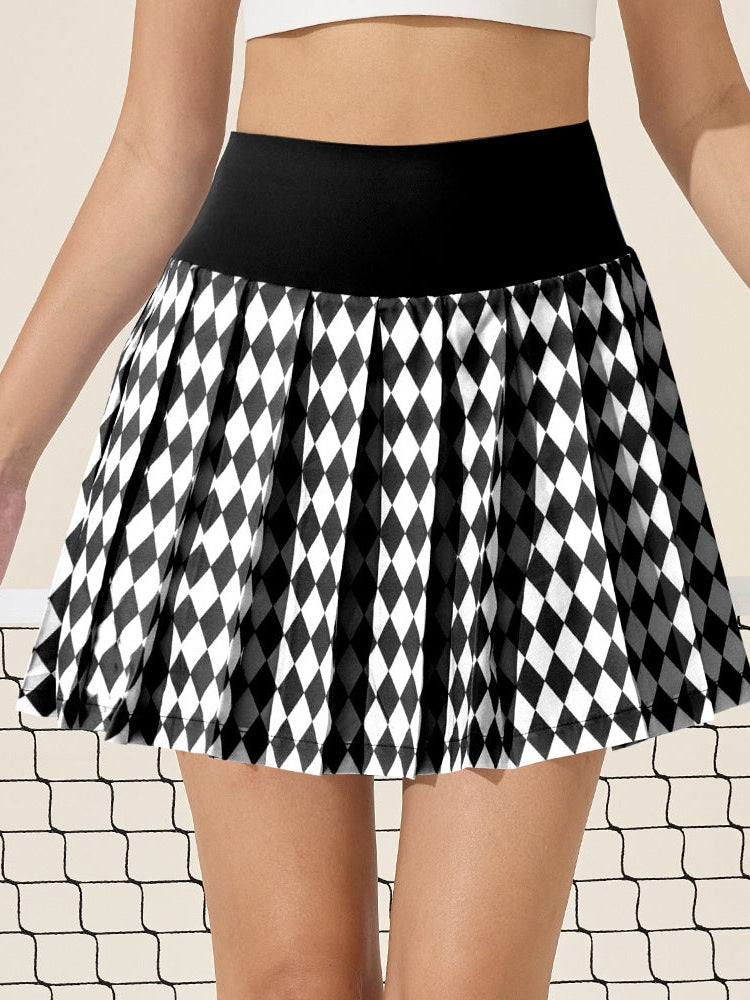 Black Small Rhombus Plaid