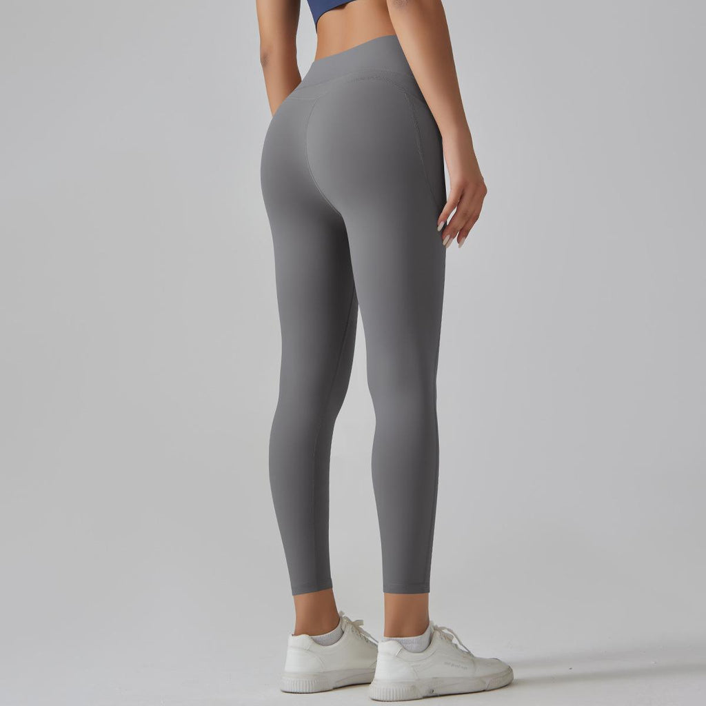 بنطال ضيق قصير بخصر مرتفع