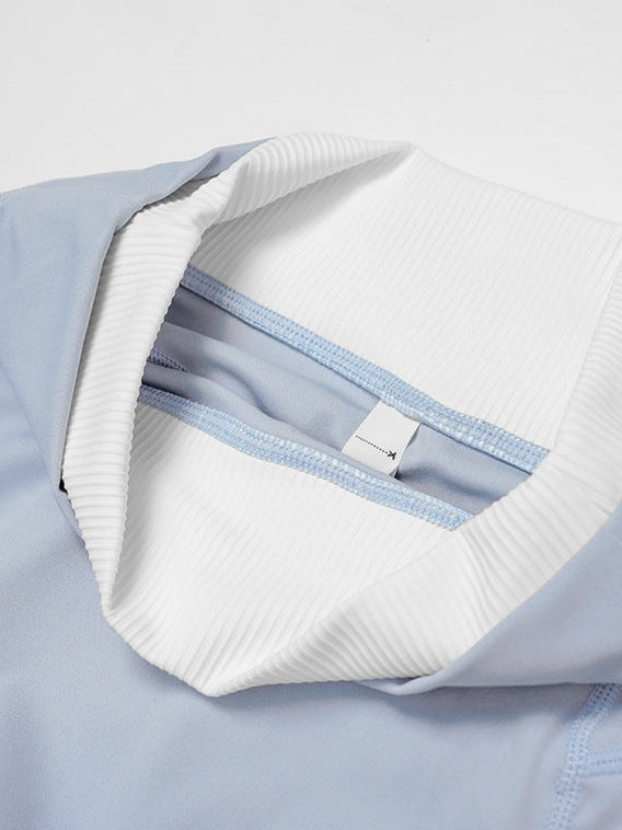 High Rise Patchwork Leggings