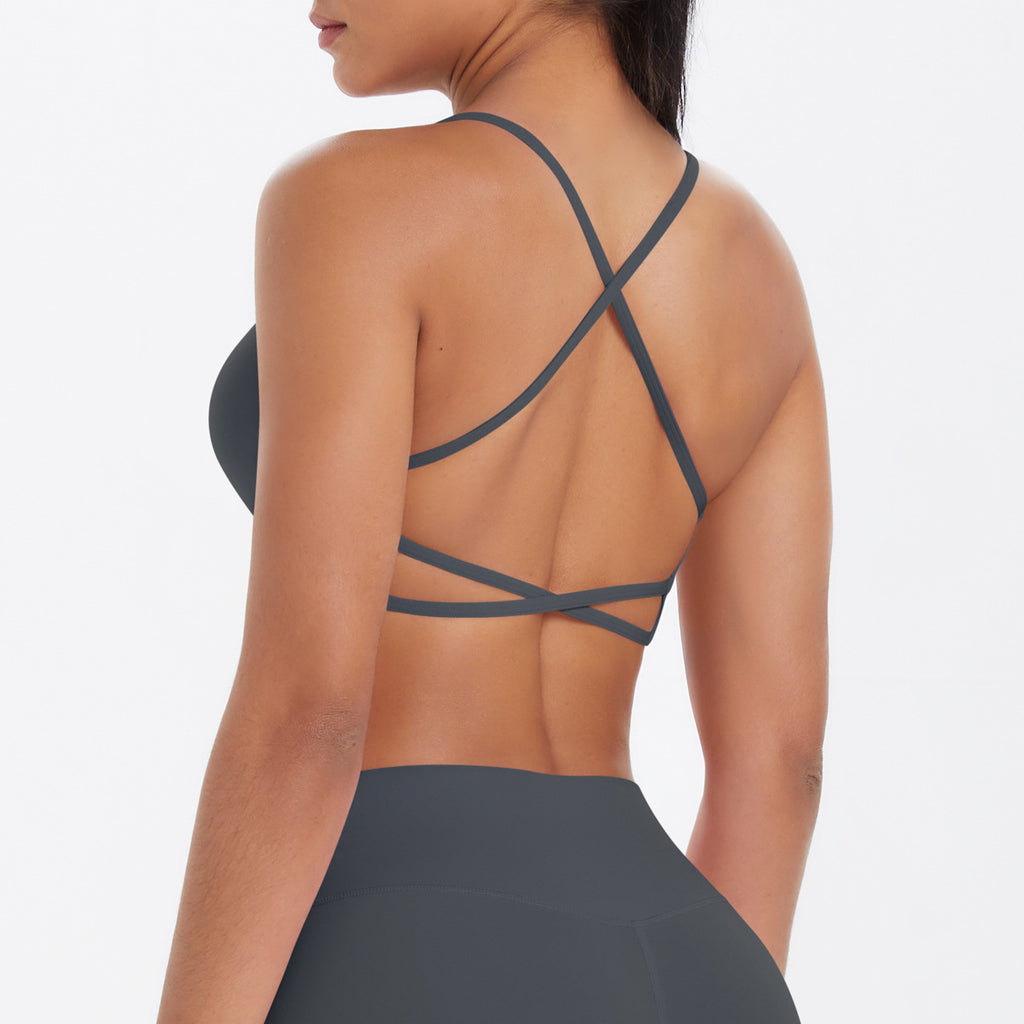 Crossback Push-Up Sports Bra