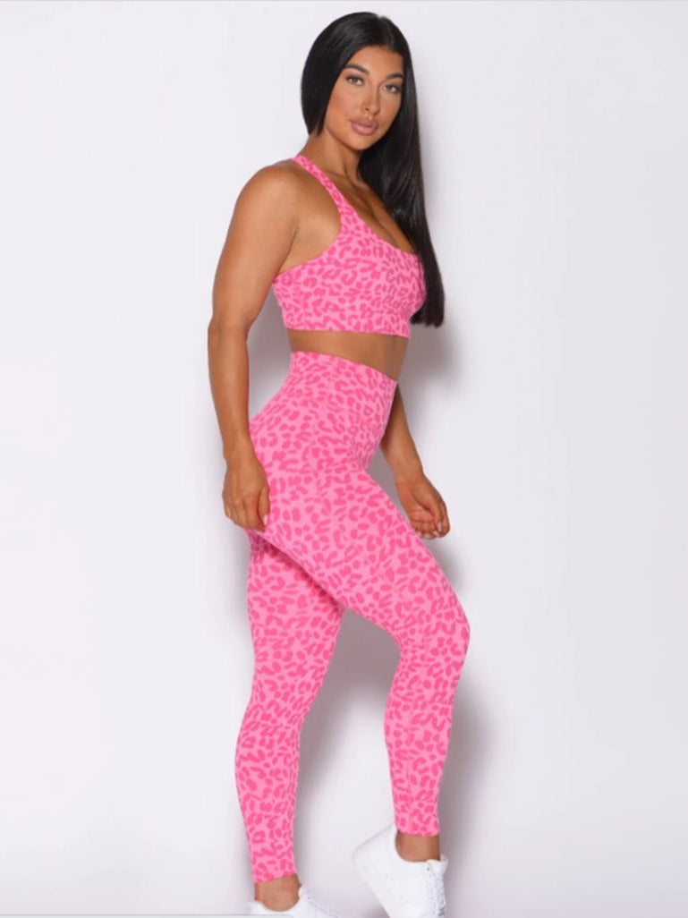Leopard Print Yoga Set