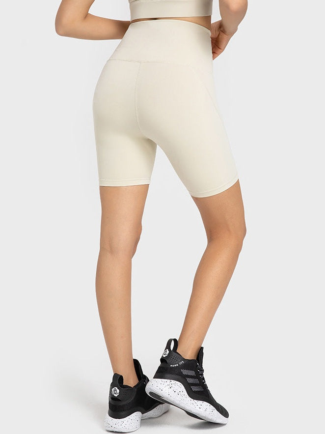 شورت يوغا عالي الخصر