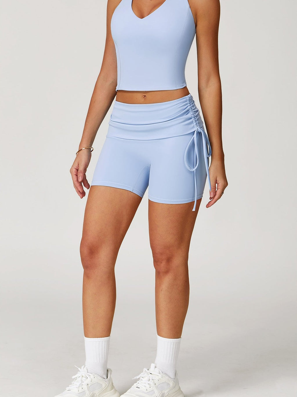 Yoga-Shorts mit Kordelzug