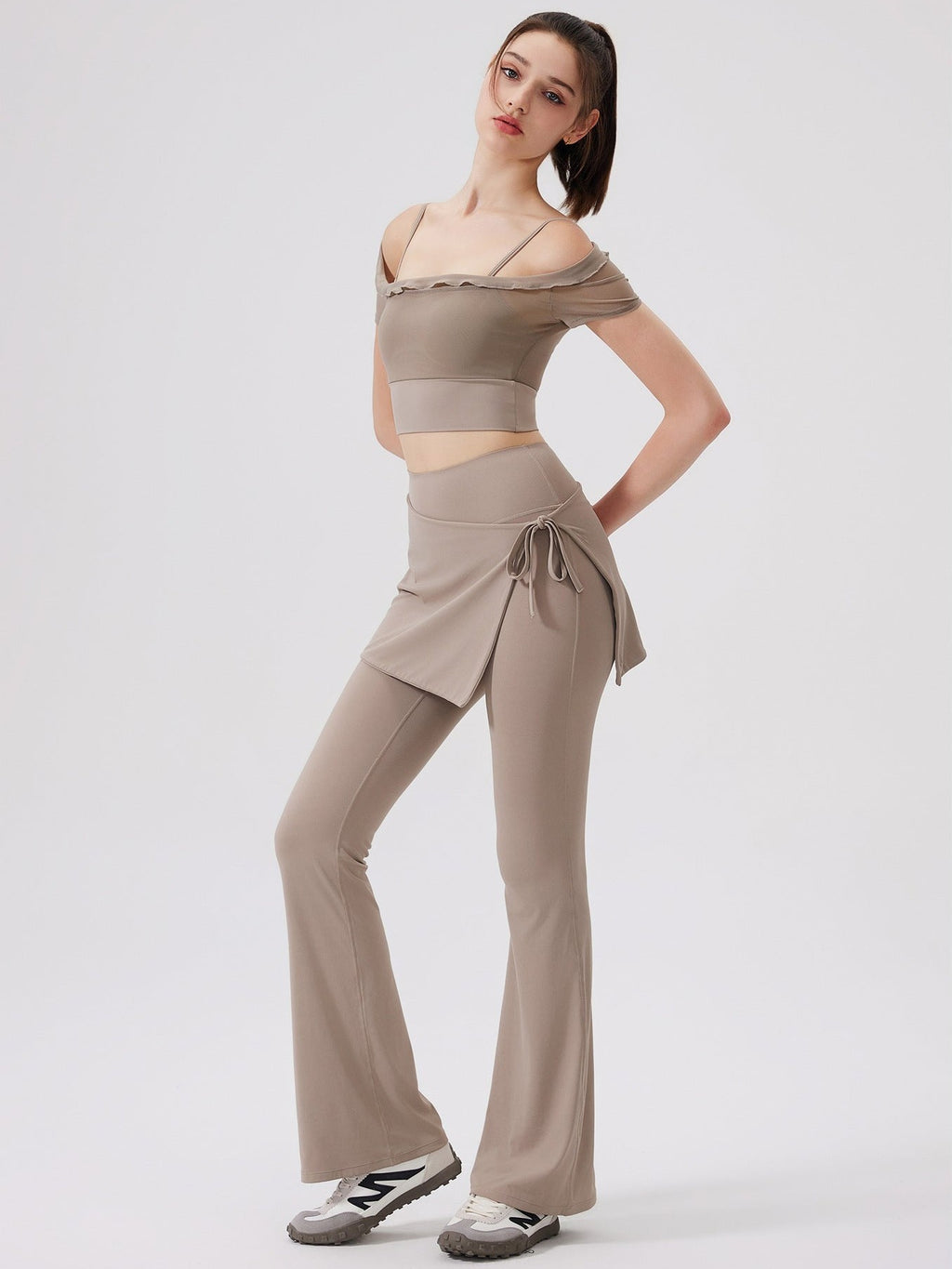 Luxe Crop Sports Bra