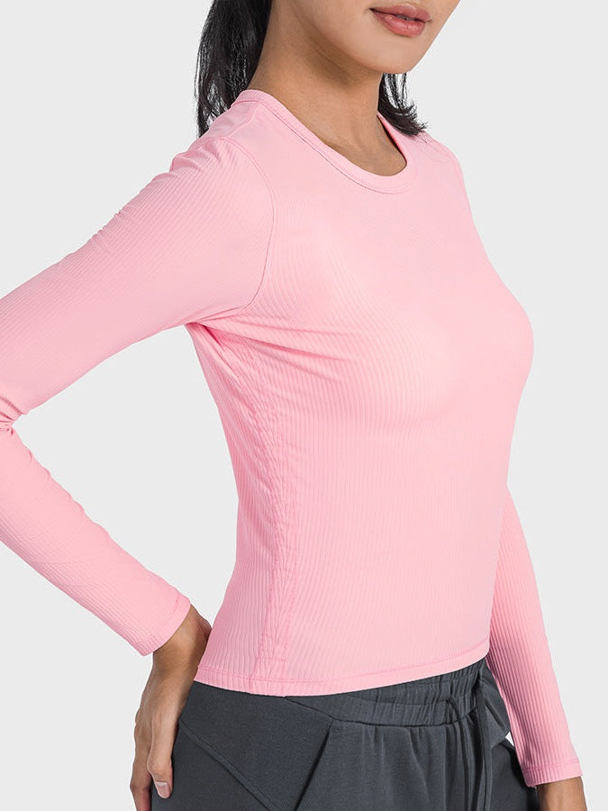 سترة يوغا ذات شريط عمودي