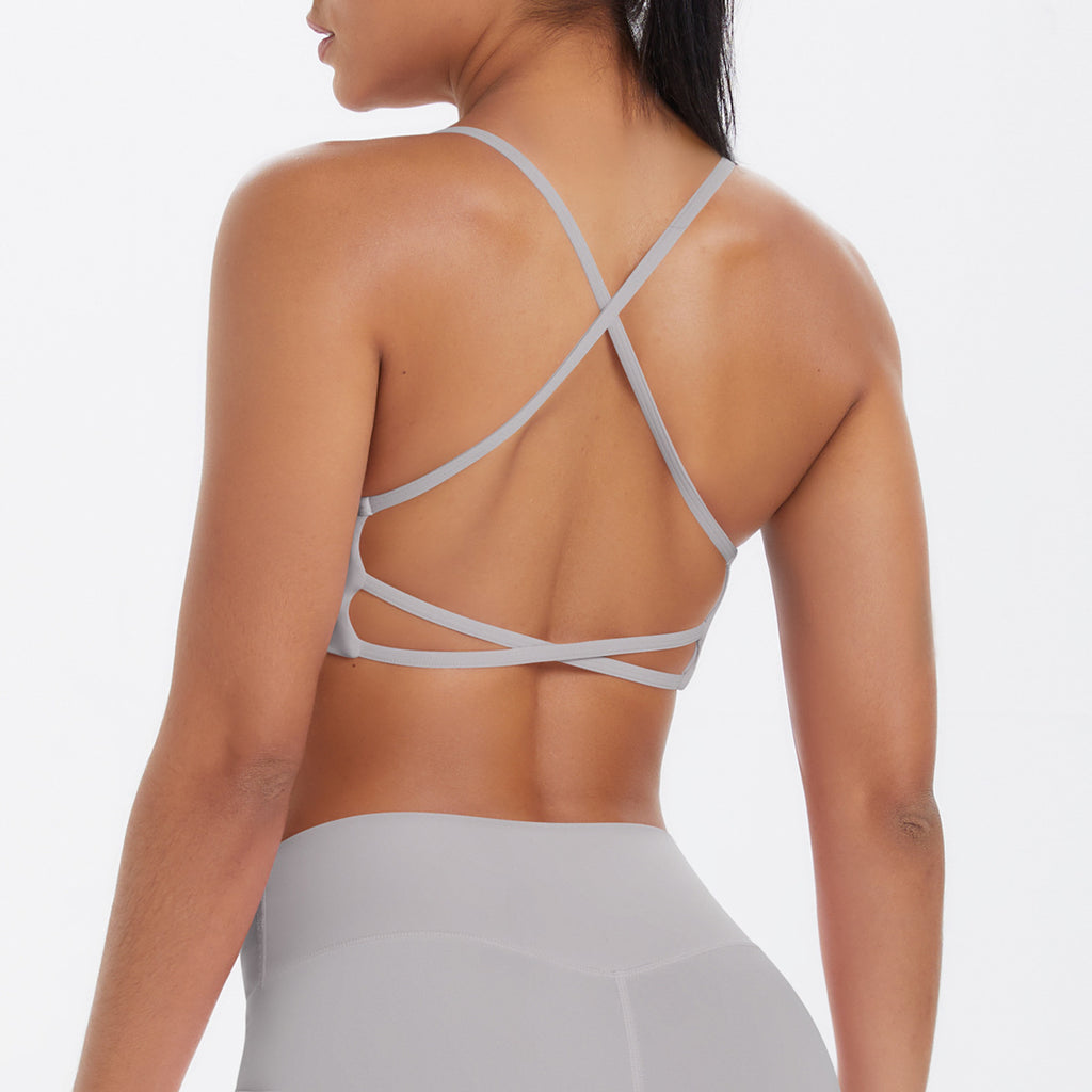 Crossback Push-Up Sports Bra