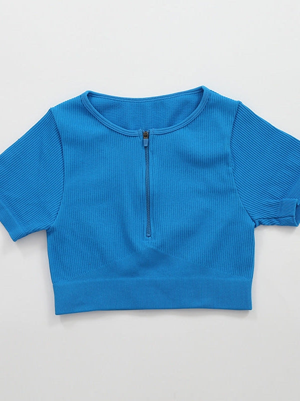 Blue Nude Feel Yoga Shorts] Shorts