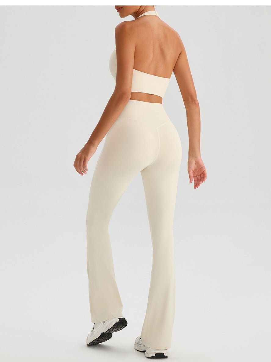 Apricot: Bra Bell-Bottom Pants