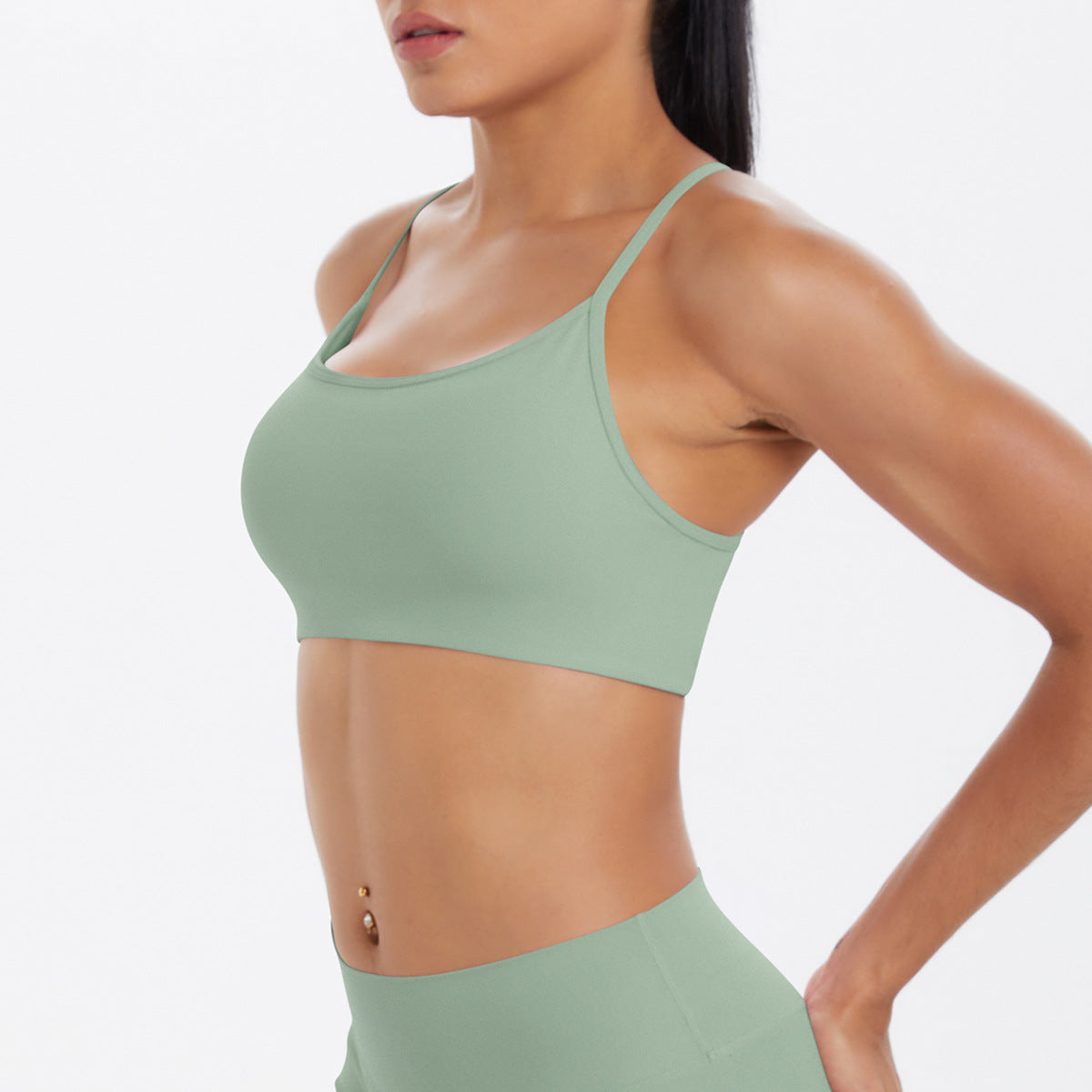 Crossback Push-Up Sports Bra