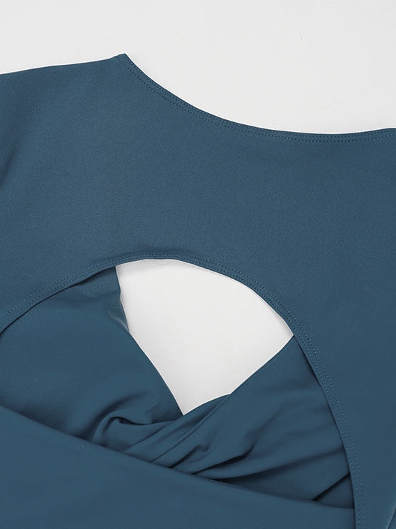 Backless Cutout T-Shirt