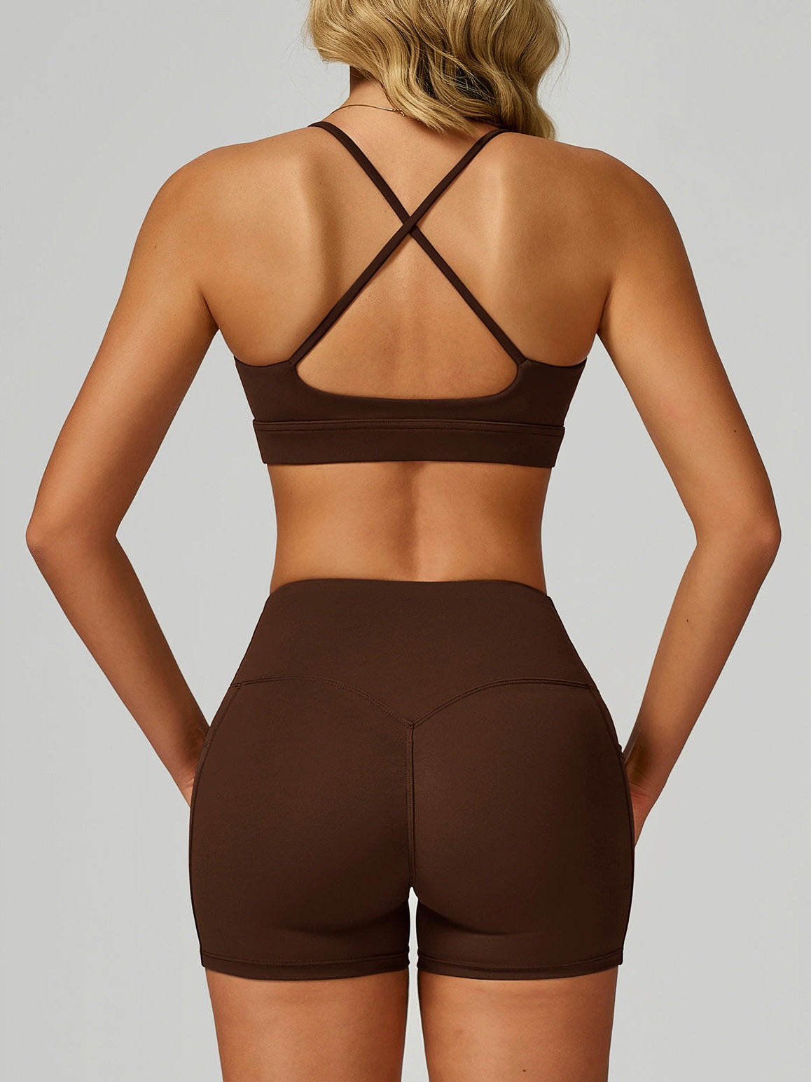 Crossback Yoga Sports Bra